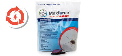 Maxforce FC Roach Killer Bait Stations Packaging